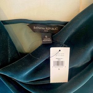 NWT Banana Republic Velvet Cowl-neck Camisole